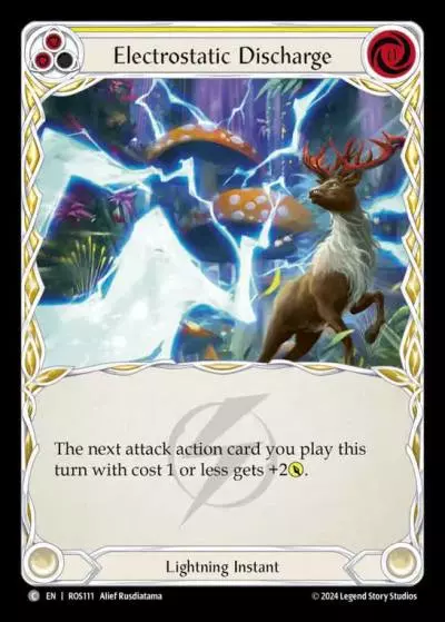 Electrostatic Discharge YELLOW ROS111 - Rosetta - Flesh and blood card