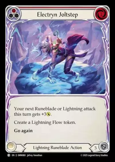 Electryn Joltstep OMN080 - Omens of the Third Age - Flesh and blood card