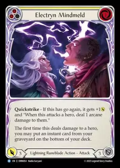 Electryn Mindmeld OMN054 - Omens of the Third Age - Flesh and blood card