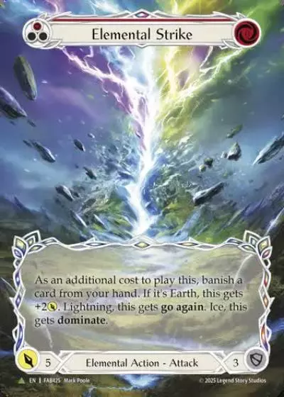 Elemental Strike FAB425 - Calling - Compendium of Rathe - Flesh and blood card