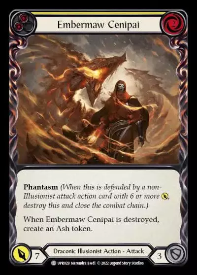 Embermaw Cenipai YELLOW UPR028 - Uprising - Flesh and blood card