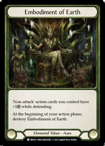 Embodiment of Earth BRI003 - Briar - Blitz Deck - Flesh and blood card