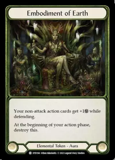 Embodiment of Earth DTD194 - Dusk till Dawn - Flesh and blood card