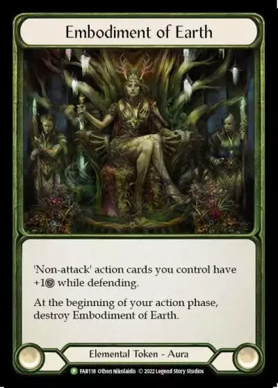 Embodiment of Earth FAB118-CF - Prize Wall - Dynasty - Flesh and blood card