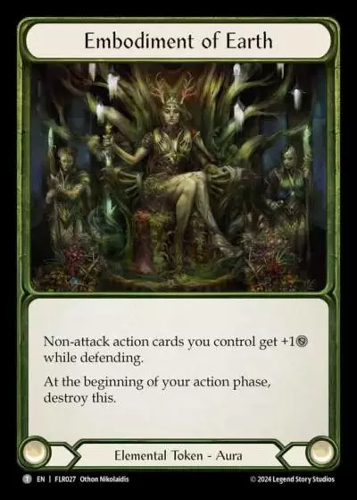 Embodiment of Earth FLR027 - Rosetta Blitz Deck - Florian - Flesh and blood card