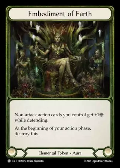 Embodiment of Earth ROS025 - Rosetta - Flesh and blood card