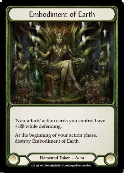 Embodiment of Earth U-ELE109 - Tales of Aria - Unlimited - Flesh and blood card
