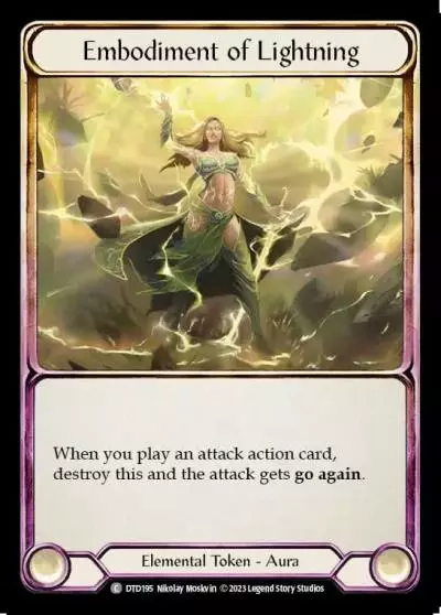 Embodiment of Lightning DTD195 - Dusk till Dawn - Flesh and blood card