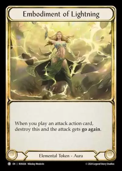 Embodiment of Lightning ROS026 - Rosetta - Flesh and blood card