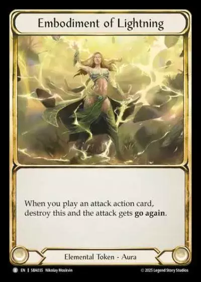 Embodiment of Lightning SBA035 - Silver Age Chapter 3 - Briar - Flesh and blood card
