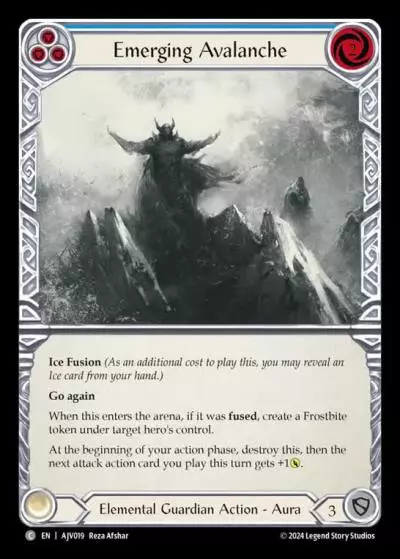 Emerging Avalanche BLUE AJV019 - Armory Deck Origins - Jarl Vetreiði - Flesh and blood card