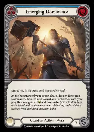 Emerging Dominance BLUE 1HB025 - Bravo - Blitz Deck - Flesh and blood card