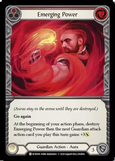 Emerging Power RED U-WTR069-RF - Welcome to Rathe - Unlimited - Flesh and blood card