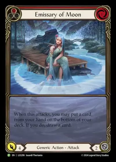 Emissary of Moon RED LGS299-RF - Armory - Season 13 Enigma - Flesh and blood card