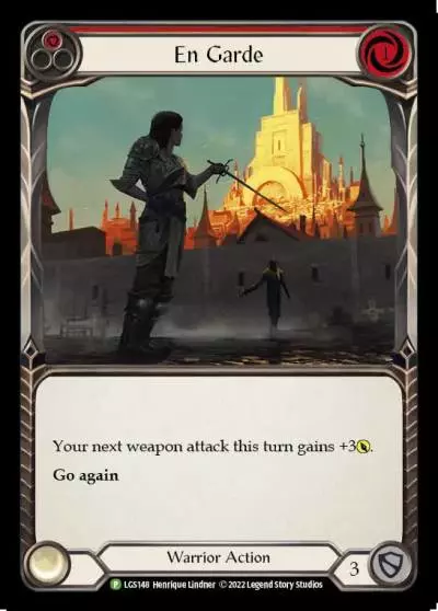 En Garde RED LGS148-RF - Armory - Evergreen - Flesh and blood card