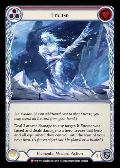 Encase RED UPR104 - Uprising - Flesh and blood card