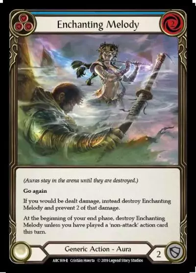 Enchanting Melody BLUE ARC169 - Arcane Rising - Flesh and blood card