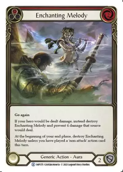 Enchanting Melody RED 1HP375 - History Pack 1 - Flesh and blood card