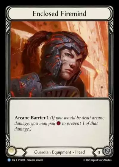 Enclosed Firemind PEN016 - Compendium of Rathe - Flesh and blood card