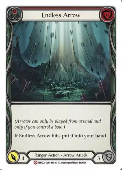 Endless Arrow RED 1HP228 - History Pack 1 - Flesh and blood card