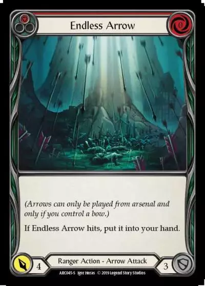 Endless Arrow RED ARC045 - Arcane Rising - Flesh and blood card