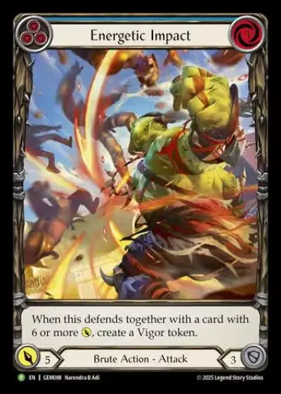 Energetic Impact GEM098 - GEM - Pack 3 - Flesh and blood card