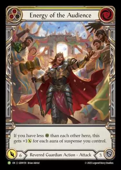 Energy of the Audience GEM159 - GEM - Pack 5 - Flesh and blood card