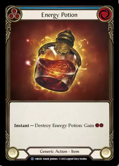 Energy Potion BLUE 1HK026 - Kano - Blitz Deck - Flesh and blood card
