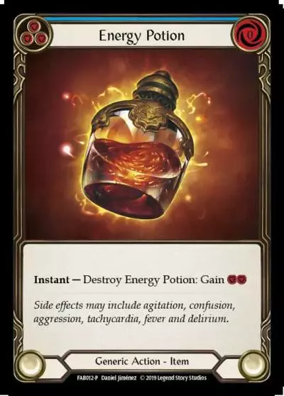 Energy Potion BLUE FAB012-CF - Marketing - Local Game Stores - Flesh and blood card