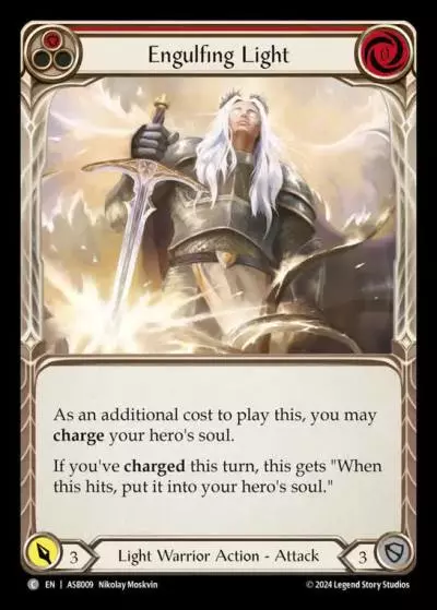 Engulfing Light RED ASB009 - Armory Deck - Ser Boltyn, Breaker of Dawn - Flesh and blood card