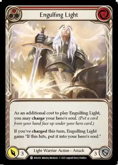 Engulfing Light RED BOL014 - Boltyn - Blitz Deck - Flesh and blood card