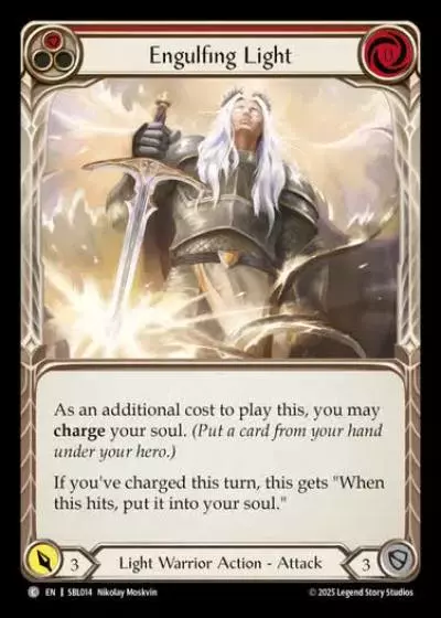 Engulfing Light SBL014 - Silver Age Chapter 3 - Boltyn - Flesh and blood card