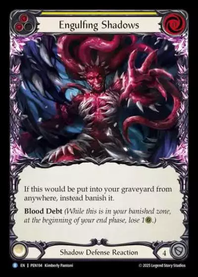 Engulfing Shadows PEN194 - Compendium of Rathe - Flesh and blood card