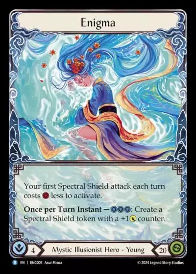Enigma ENG001-RF - Enigma - Blitz Deck - Flesh and blood card