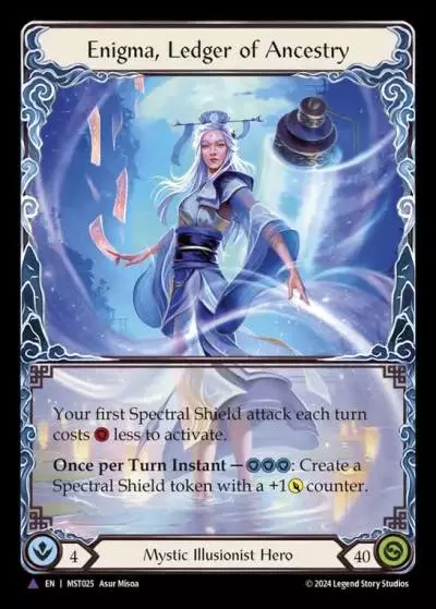 Enigma, Ledger of Ancestry MST025-MV - Part the Mistveil - Flesh and blood card