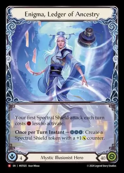 Enigma, Ledger of Ancestry MST025 - Part the Mistveil - Flesh and blood card