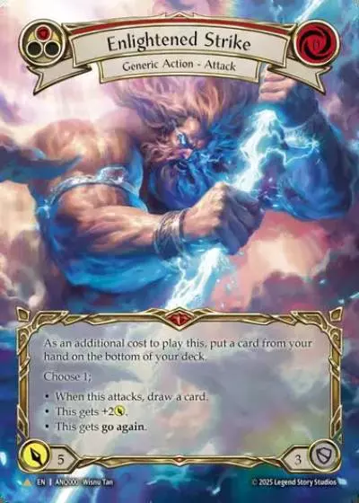 Enlightened Strike ANQ000-MV - Compendium of Rathe - Antiquity Pack - Flesh and blood card