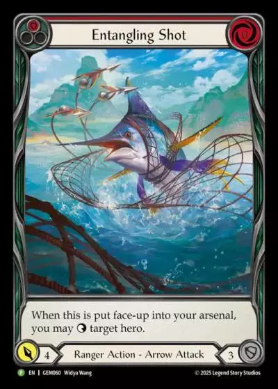 Entangling Shot RED GEM060 - GEM - Pack 2 - Flesh and blood card