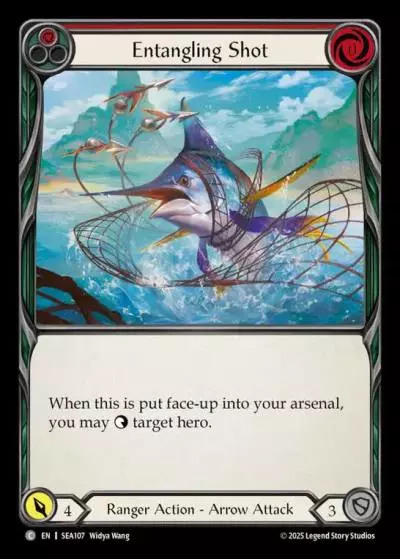 Entangling Shot RED SEA107 - High Seas - Flesh and blood card