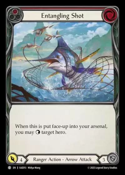 Entangling Shot SAZ013 - Silver Age Chapter 2 - Azalea - Flesh and blood card