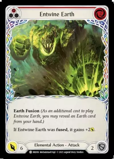 Entwine Earth RED BRI016 - Briar - Blitz Deck - Flesh and blood card