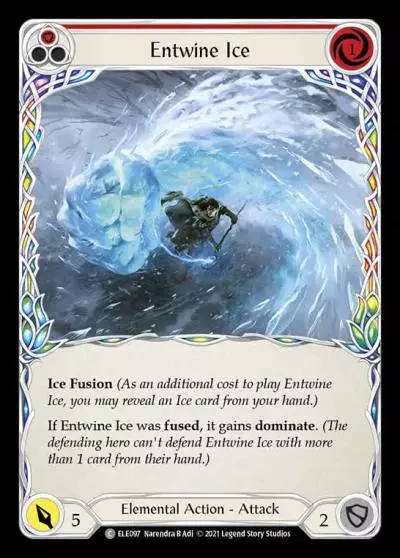 Entwine Ice RED ELE097 - Tales of Aria - Flesh and blood card