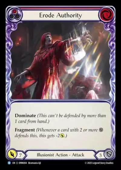 Erode Authority OMN044 - Omens of the Third Age - Flesh and blood card
