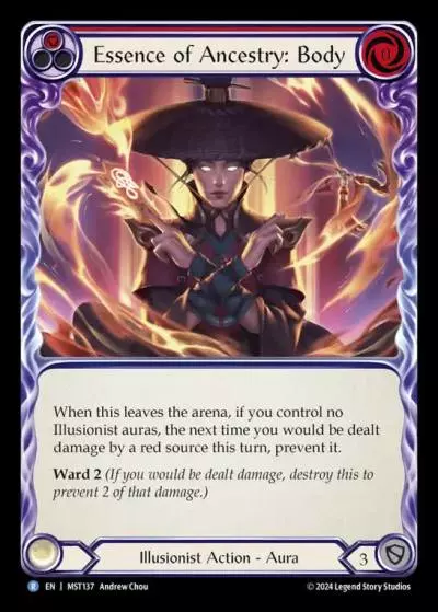 Essence of Ancestry: Body RED MST137 - Part the Mistveil - Flesh and blood card
