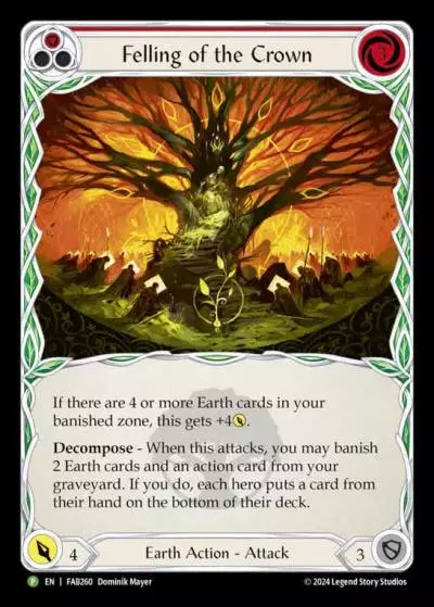 Eternal Inferno RED FAB260-CF - Marketing - Preview Partners Rosetta - Flesh and blood card