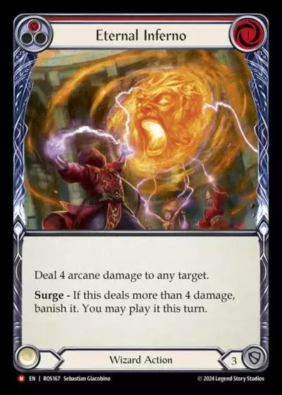 Eternal Inferno RED ROS167 - Rosetta - Flesh and blood card