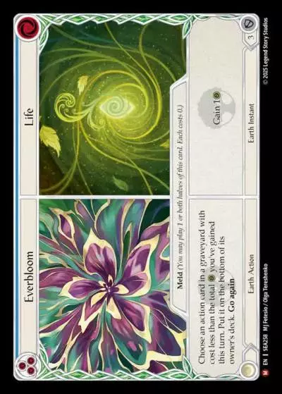 Everbloom||Life BLUE SEA258 - High Seas - Flesh and blood card