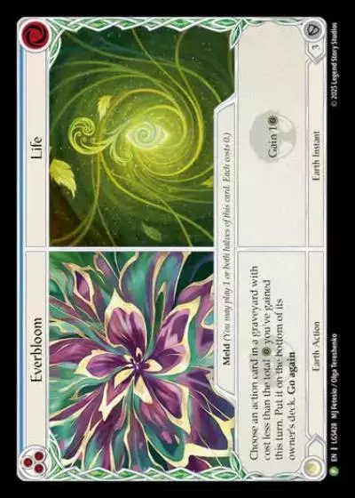 Everbloom||Life LGS428-CF - Skirmish - Season 13 - Flesh and blood card