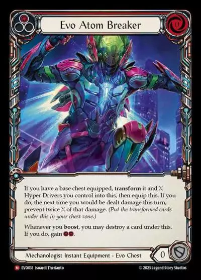 Evo Atom Breaker RED EVO031 - Bright Lights - Flesh and blood card