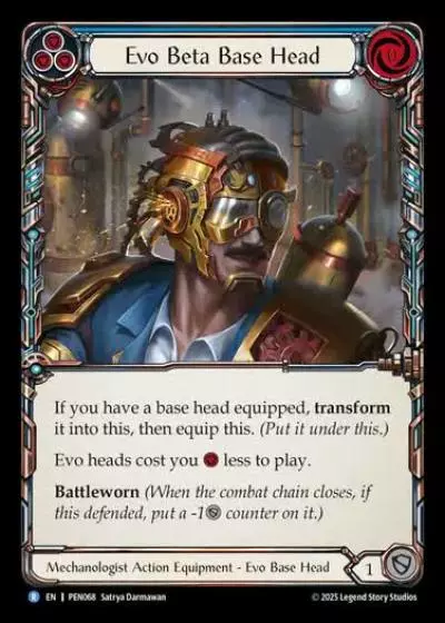 Evo Beta Base Head PEN068 - Compendium of Rathe - Flesh and blood card